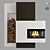 Modern 3D Fireplace Design 3D model small image 1