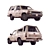 Classic Toyota Hilux Pickup 3D model small image 1