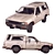 Classic Toyota Hilux Pickup 3D model small image 6