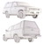 Classic Toyota Hilux Pickup 3D model small image 7