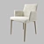 Sleek Steel Armchair: Bontempi Mila 3D model small image 5