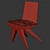 Kookudesign V-Dinner Chair 3D model small image 2