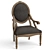 Madison Park Wood Armchair 3D model small image 4