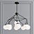 Orion 30-Inch Nine-Light Chandelier - Majestic Illumination at its Finest 3D model small image 3