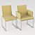 Minimalist Velvet Chair: Hemingway by Casadesus 3D model small image 4