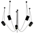  Sleek Hanging Lamp: DUBU 9028 Shilo 3D model small image 1