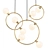 Elegant Circlet Pendant Lighting 3D model small image 1
