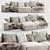 Modern Hendrix Sofa: Luxurious, Stylish & Spacious 3D model small image 1