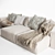 Modern Hendrix Sofa: Luxurious, Stylish & Spacious 3D model small image 3