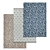 High-Quality Carpets Set 3D model small image 1