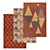 Luxury Carpets Set with High-Quality Textures 3D model small image 1