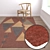 Luxury Carpets Set with High-Quality Textures 3D model small image 5