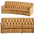 Title: Bernhardt Candace Leather Sofa 3D model small image 1