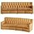 Title: Bernhardt Candace Leather Sofa 3D model small image 2