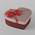 Love in a Box: Heart-shaped Gift Box 3D model small image 1