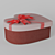 Love in a Box: Heart-shaped Gift Box 3D model small image 3