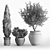 Rustic Prescott Planter Set 3D model small image 5