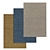 Versatile Carpet Set with High-Quality Textures 3D model small image 1