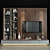 Sleek TV Stand Solution 3D model small image 1