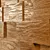 Rustic Brush Wood Wall Panel 3D model small image 1