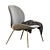 Elegant Astor Armchair: Timeless Comfort 3D model small image 2
