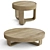 Prado Teak Coffee Table - Elegant Design, Premium Quality 3D model small image 1