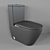 Title: Palomba Bidet Toilet Set - Laufen & Roca 3D model small image 4