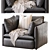 Cozy Leather Armchair 3D model small image 1