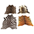 Exotic Animal Skin Rugs 3D model small image 4