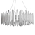 Elegant Crystal Chandelier 3D model small image 2