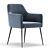 Elegant Eetstoel Chair - Modern Comfort 3D model small image 1