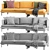 Modern Zanotta Chaise Lounge: Stylish & Elegant Design 3D model small image 3