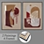 Modern Wall Art Set with Frame Options 3D model small image 2