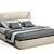 Grilli Quadro Double Bed: Sleek and Modern Elegance 3D model small image 9