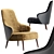 Modern and Stylish ELIS Armchair 3D model small image 1