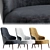 Modern and Stylish ELIS Armchair 3D model small image 2