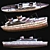 Rusty Abandoned Cruise Ship 3D model small image 4