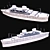 Rusty Abandoned Cruise Ship 3D model small image 2