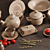 Ceramic Tree of Life Tableware 3D model small image 2