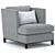 Elegant Cordice Armchair: Stylish, Comfortable & Timeless 3D model small image 1