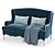 Elegant Tosconova Lauren Sofa 3D model small image 3