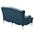 Elegant Tosconova Lauren Sofa 3D model small image 4