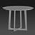 Elegant Volante Dining Chair 3D model small image 3
