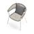 Lunar Elegance: Alu Dining Chair 3D model small image 6
