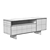 Modern Cane Media Console 3D model small image 3