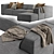 Carmo Corner Sofa: Modern & Spacious 3D model small image 2