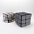 Rubik's Cube Poufs: Stylish and Comfy 3D model small image 6