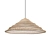 Natural Wicker Triangle Hanging Lamp 3D model small image 1