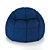 Cozy Lounge Armchair Puff 3D model small image 2