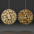 Minimalist Circle Lamp 35cm 3D model small image 1